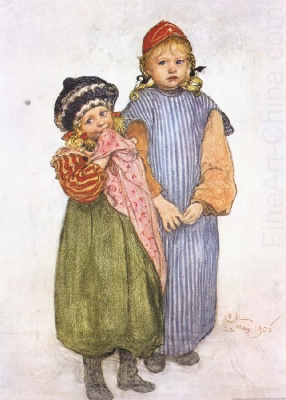 Carpenter Hellberg-s Children, Carl Larsson